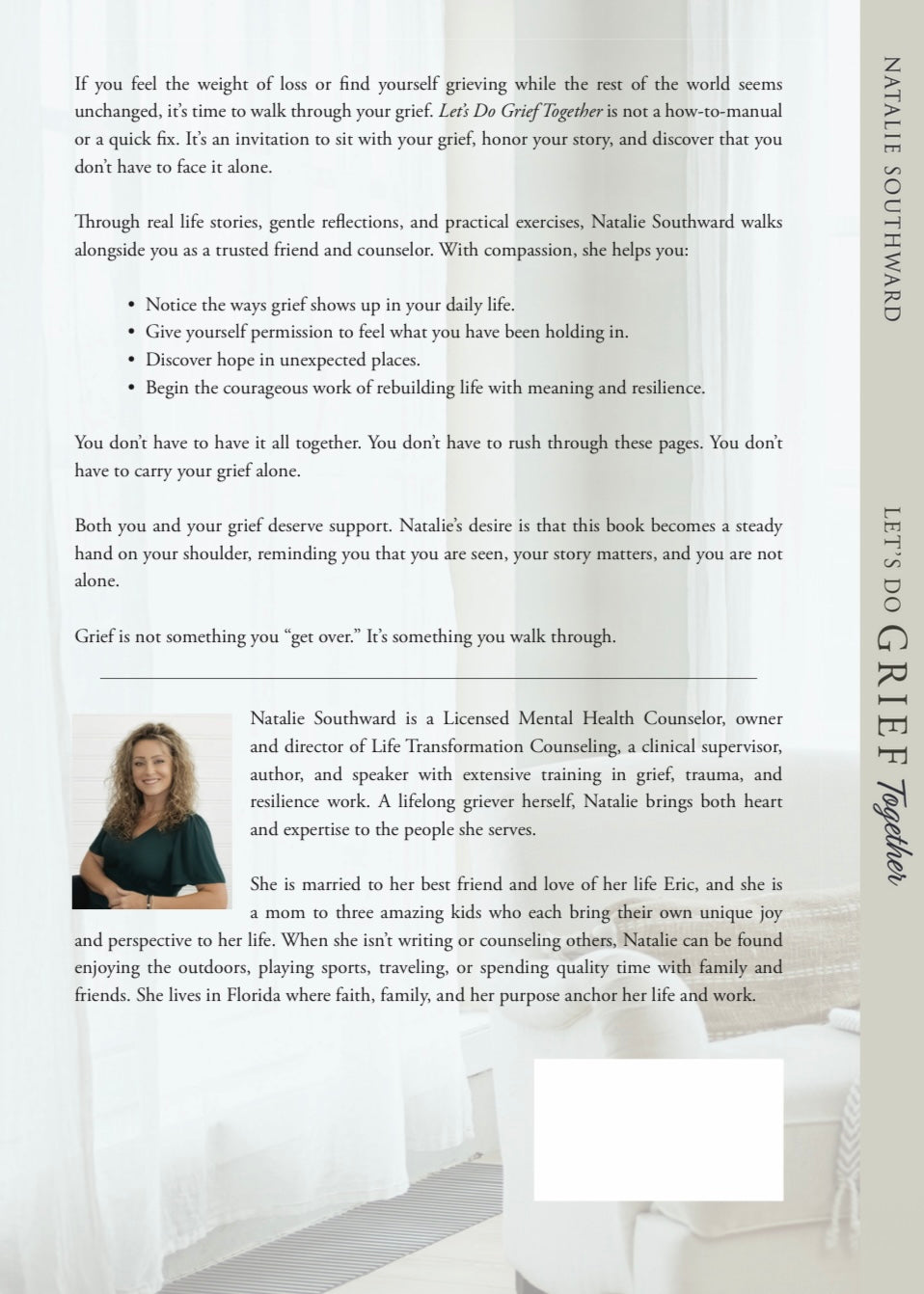 Let's Do Grief Together By Natalie Southward (Soft Copy with Signature)